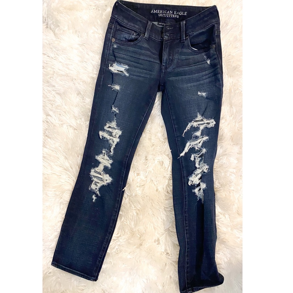 American Eagle cropped jeans